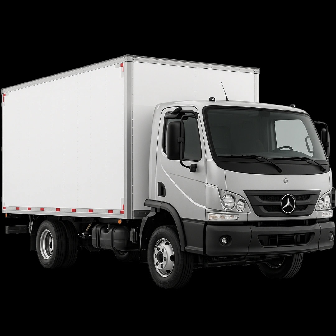 Caminhão 4X2 de 8/9 Ton com Baú de 27m³ Mercedes